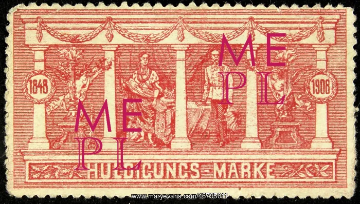 : Sealing stamp Homage 1908 : Sealing stamp Homage 1908