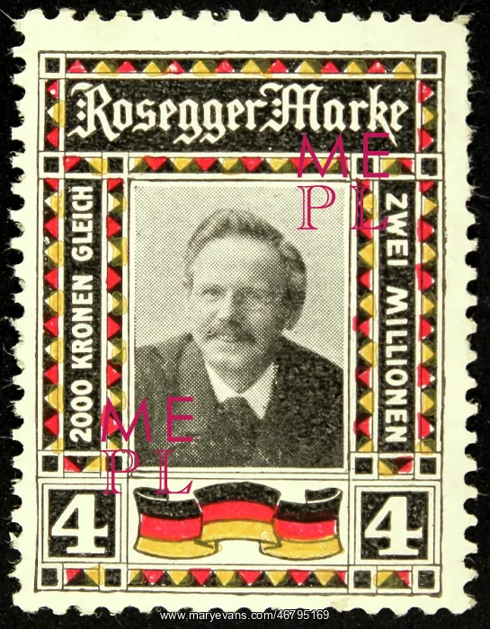 : Sealing stamp Rosegger : Sealing stamp Rosegger