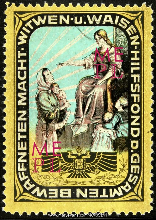 : Sealing stamp Widows and Orphans Fund : Sealing stamp Widows and Orphans Fund