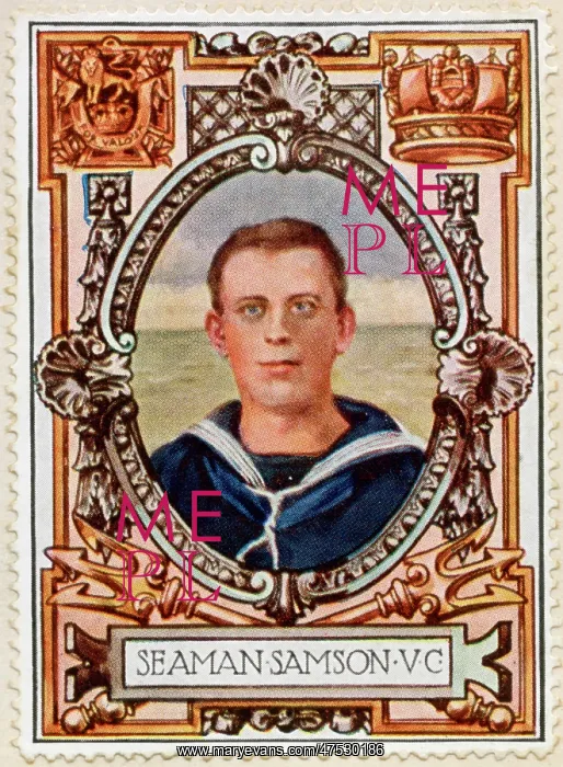 : Seaman Samson VC recipient 1 / Stamp : Seaman Samson VC recipient 1 / Stamp