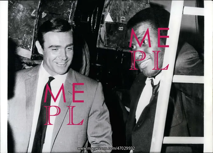 : Sean Connery and Sidney Poitier, London : Sean Connery and Sidney Poitier, London