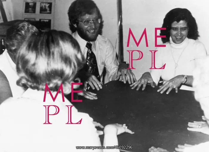: Seance of the Philip group, Toronto, Canada : Seance of the Philip group, Toronto, Canada