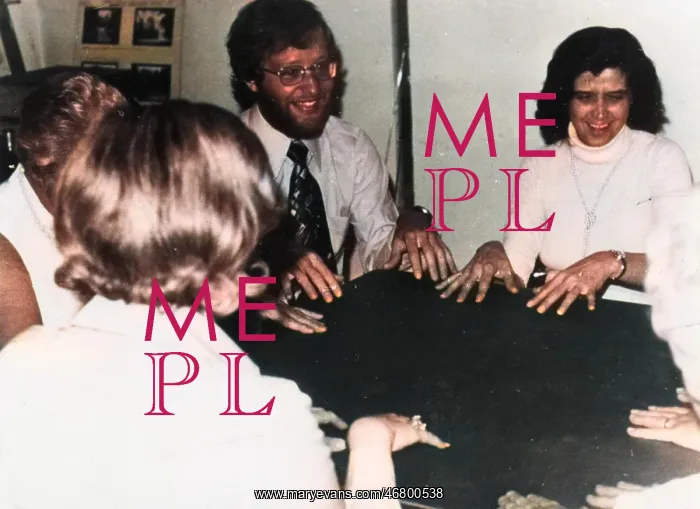 : Seance of the Philip group, Toronto, Canada : Seance of the Philip group, Toronto, Canada