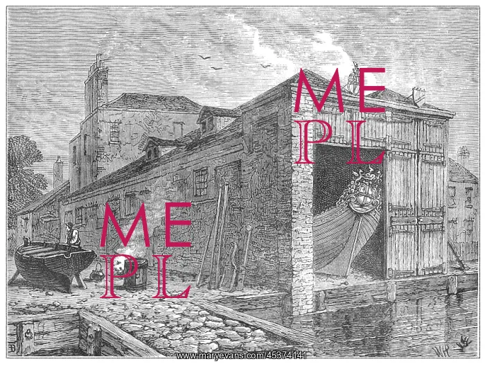: Searle's Boat Yard, Lambeth, London : Searle's Boat Yard, Lambeth, London