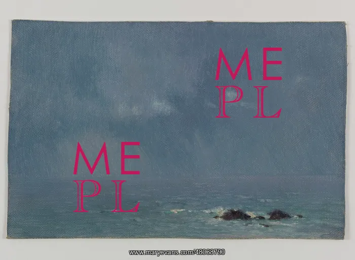 : Seascape with two rocks : Seascape with two rocks