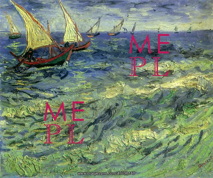 : Seascape at Saintes-Maries, by Van Gogh : Seascape at Saintes-Maries, by Van Gogh