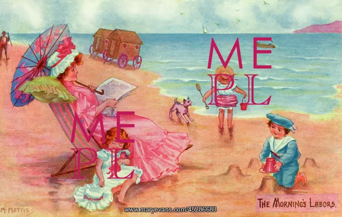  : Seashore. The morning's labors