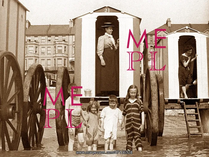 : Seaside Bathing Machines early 1900s