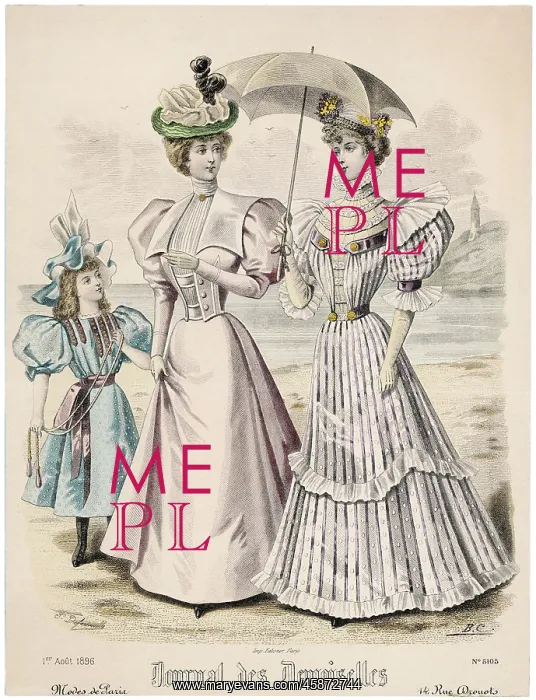 : Seaside Costumes 1896 : Seaside Costumes 1896