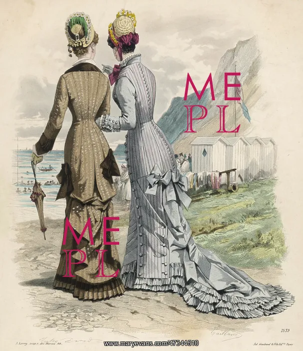 : Seaside Fashions 1878 : Seaside Fashions 1878