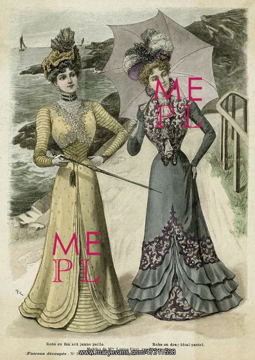 : Seaside Frocks for 1899 : Seaside Frocks for 1899