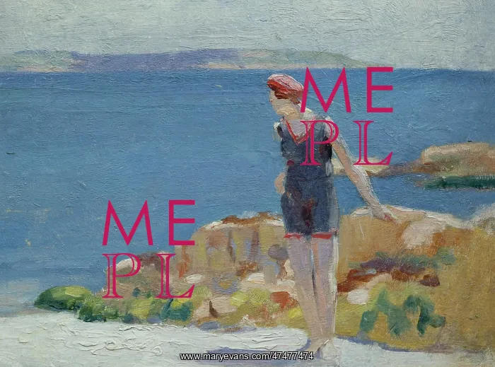 : At the Seaside, July 1909 : At the Seaside, July 1909