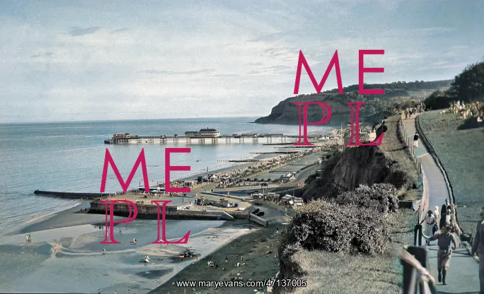 : Seaside resort with pier and jetty : Seaside resort with pier and jetty