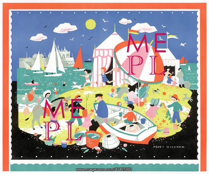 : Seaside Scene : Seaside Scene