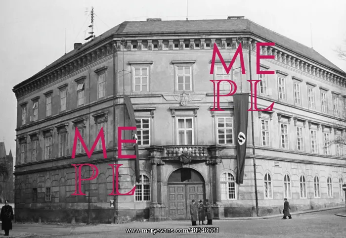 : Seat of the district committee in Prague, 1939 : Seat of the district committee in Prague, 1939