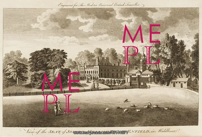 : Seat of John Mellish, Enfield, Middlesex : Seat of John Mellish, Enfield, Middlesex
