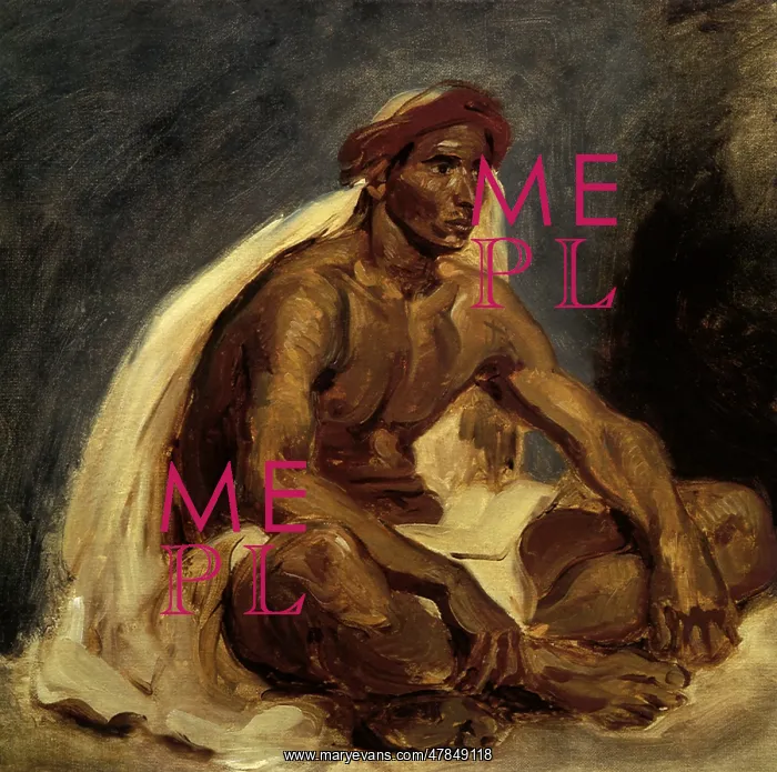  : Seated Arab, by Delacroix