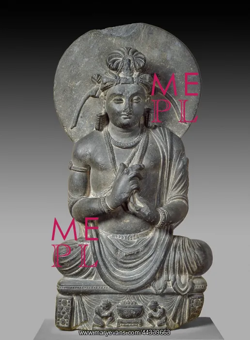 : Seated bodhisattva : Seated bodhisattva