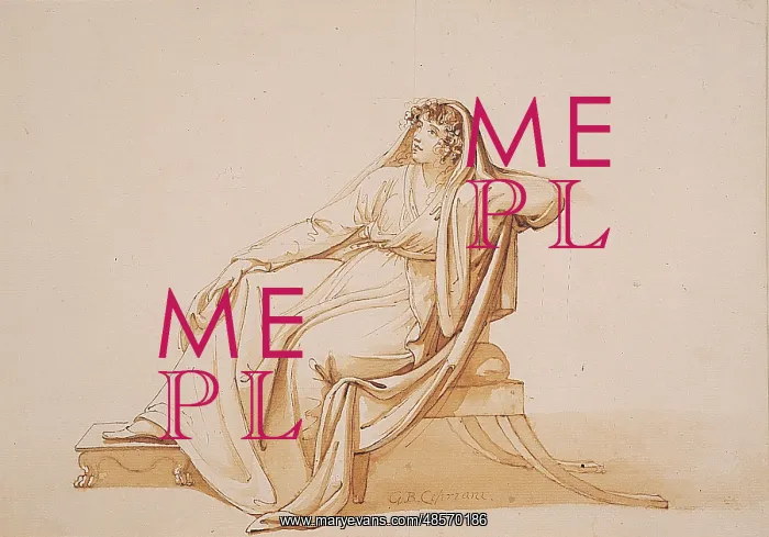 : Seated Classical Female Figure : Seated Classical Female Figure