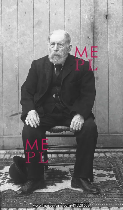 : A seated elderly man - Devon : A seated elderly man - Devon