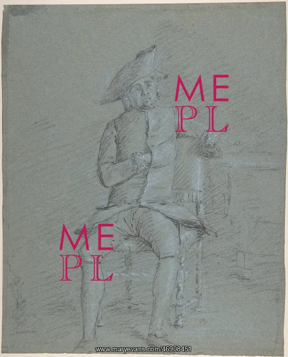 : Seated Gentleman Holding a Pipe (recto); Half-Length : Seated Gentleman Holding a Pipe (recto); Half-Length