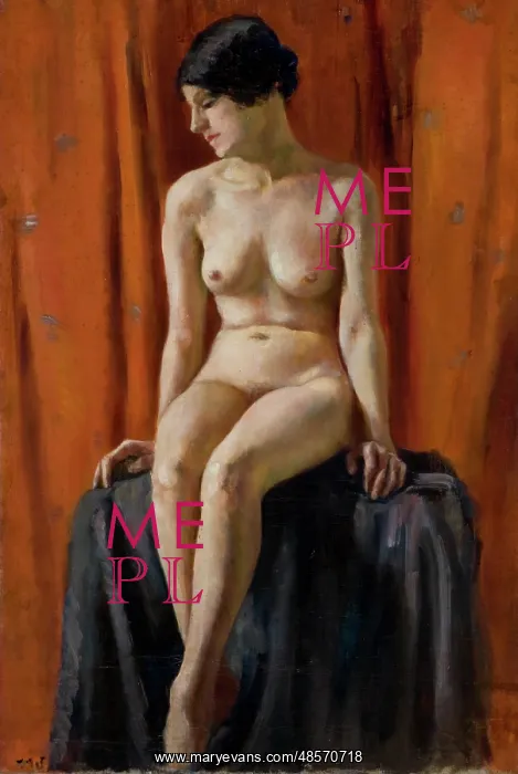 : Seated Nude : Seated Nude
