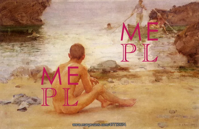  : Seated Nude on a Beach
