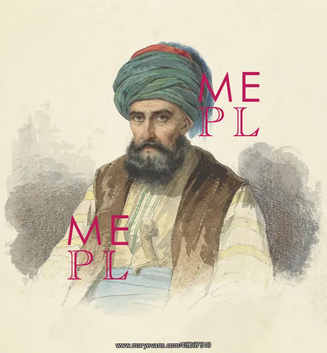 : Seated Turk with a Dagger in his Belt : Seated Turk with a Dagger in his Belt