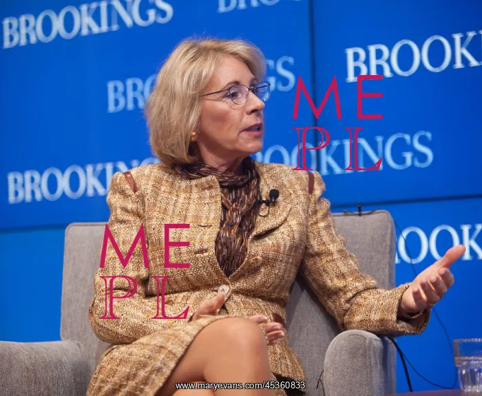 : Sec. of Education, Betsy DeVos, speaking at the : Sec. of Education, Betsy DeVos, speaking at the