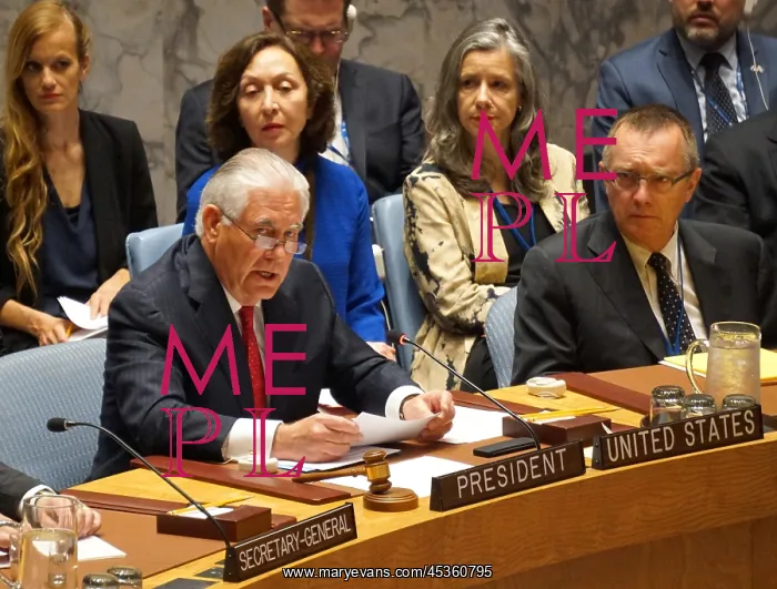 : Sec. of State Rex Tillerson chairs a UN Security : Sec. of State Rex Tillerson chairs a UN Security