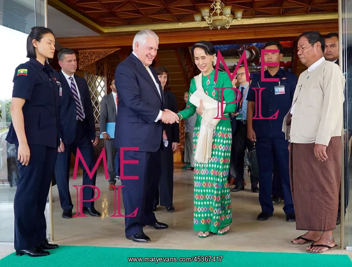 : Sec. of State, Rex Tillerson, meets with Burmese : Sec. of State, Rex Tillerson, meets with Burmese