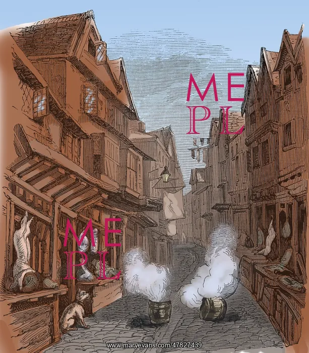 : Second Cholera Pandemic, Fumigating Streets, 1832 : Second Cholera Pandemic, Fumigating Streets, 1832