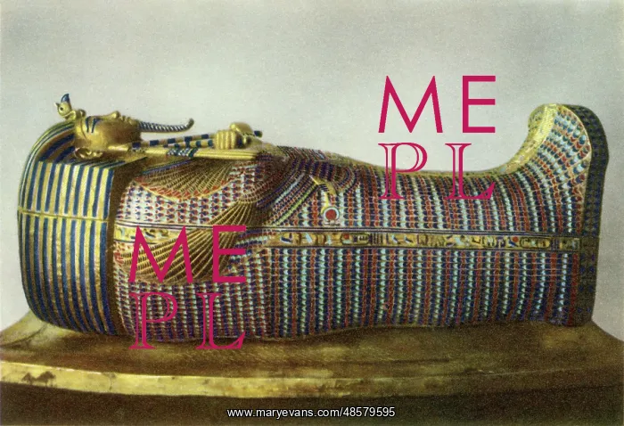 : Second coffin of Tutankhamun : Second coffin of Tutankhamun