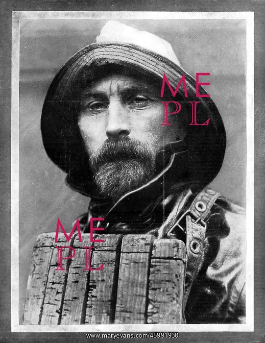 : Second Coxswain Mann of the Aldeburgh Lifeboat Station, 1909 : Second Coxswain Mann of the Aldeburgh Lifeboat Station, 1909