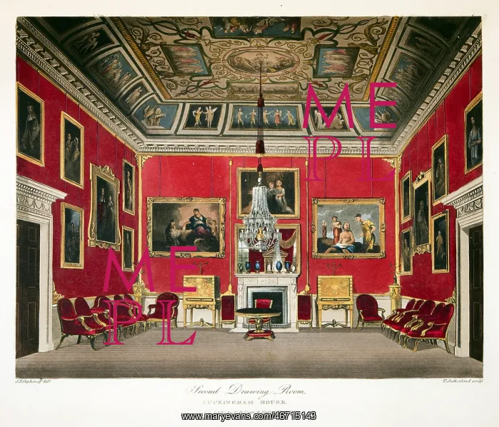 : The Second Drawing Room, Buckingham House : The Second Drawing Room, Buckingham House