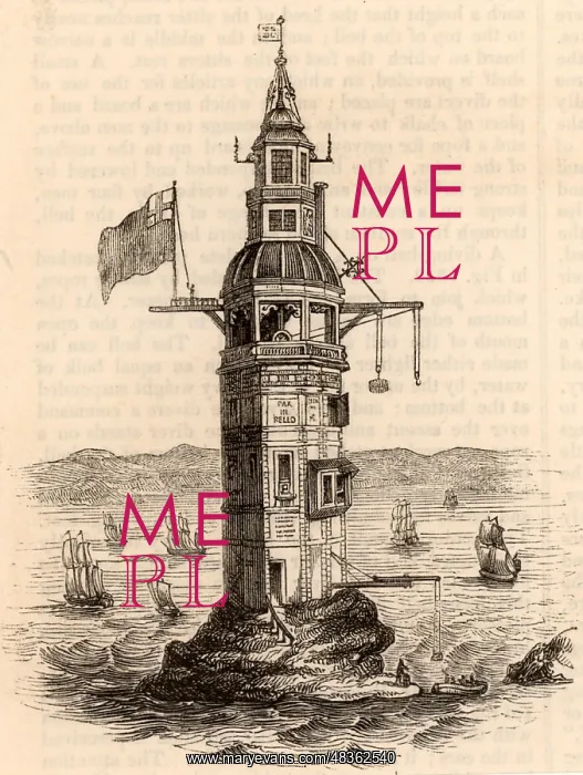 : Second Eddystone lighthouse built on the Stone : Second Eddystone lighthouse built on the Stone