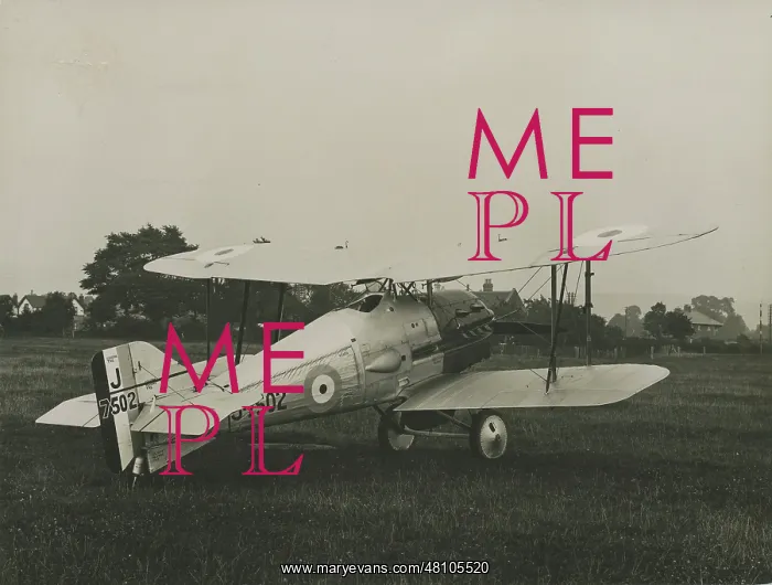 : The second Gloster Gorcock, J7502, with a Grebe-type tal : The second Gloster Gorcock, J7502, with a Grebe-type tal