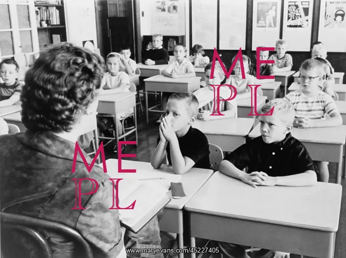 : Second grade students listen as their teacher, ? : Second grade students listen as their teacher, ?