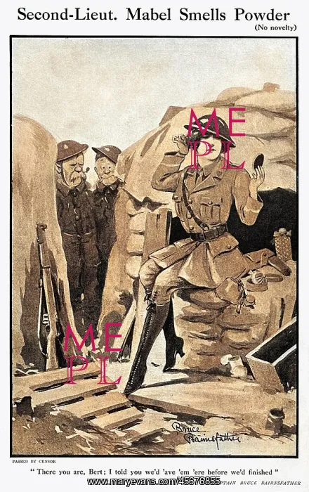 : Second-Lieut. Mabel, by Bairnsfather : Second-Lieut. Mabel, by Bairnsfather