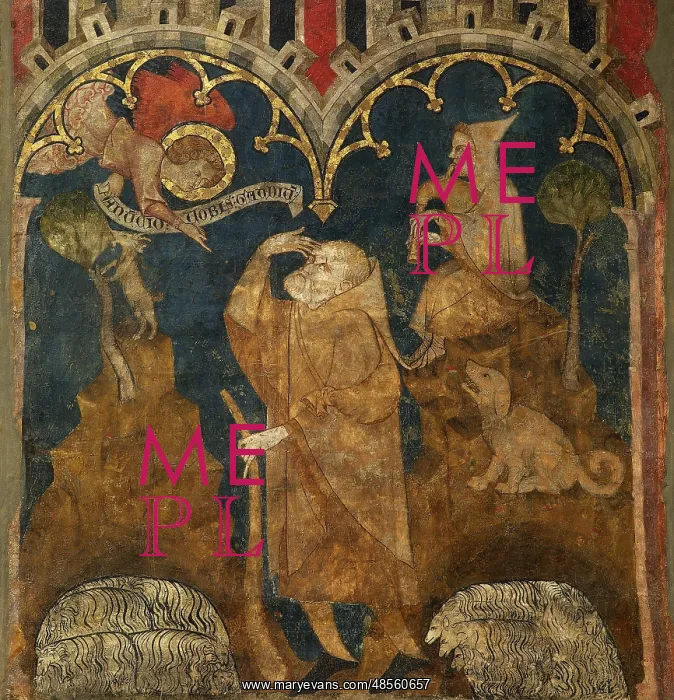 : Second Master of Olite (14th century). The Annunciation to t : Second Master of Olite (14th century). The Annunciation to t