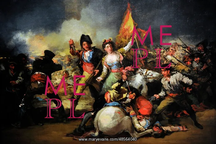 : The Second of May, 1869, by Eugenio Lucas Velazquez : The Second of May, 1869, by Eugenio Lucas Velazquez