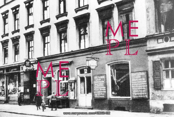 : Second office of the NSDAP in Munich, circa 1920s : Second office of the NSDAP in Munich, circa 1920s