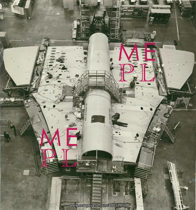 : The second production Concorde taking shape at Filton : The second production Concorde taking shape at Filton