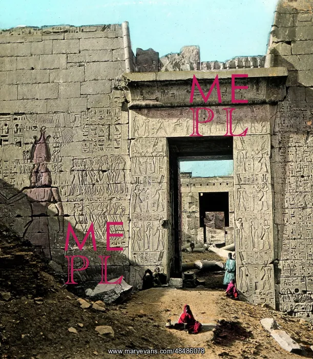 : The second Propylon at Medinet Abu, Egypt