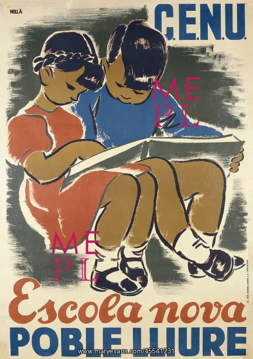 : Second Spanish Republic. Escola nova, poble lliure : Second Spanish Republic. Escola nova, poble lliure