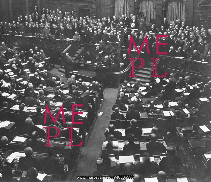 : Second war meeting of the Reichstag, 1914 : Second war meeting of the Reichstag, 1914