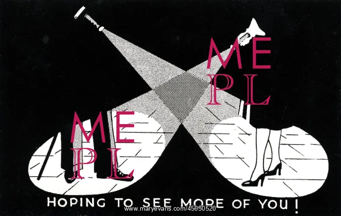 : Second World War - Blackout cartoon postcard : Second World War - Blackout cartoon postcard