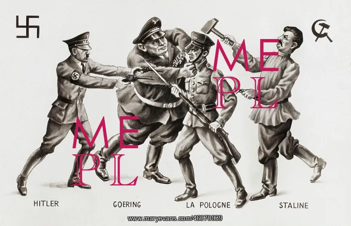  : Second World War cartoon -- ownership of Poland
