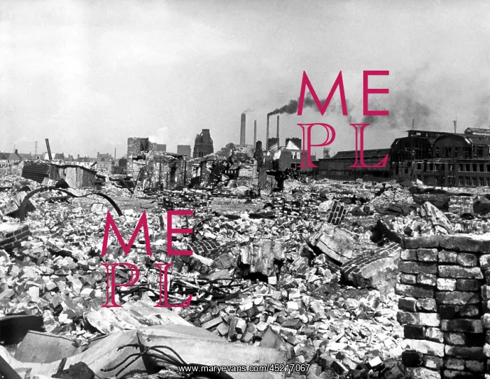 : Second World War: destroyed industrial plants : Second World War: destroyed industrial plants