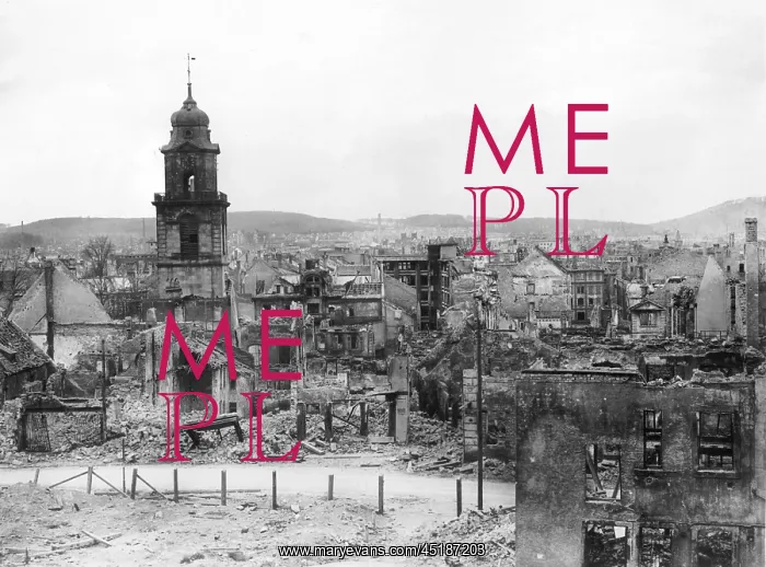  : Second World War - destroyed Saarbrucken